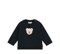 Steiff Sweatshirt EU Size 86 Steiff Navy Long Sleeve Sweatshirt for Kids Long Sleeve Pullover Long Sleeve Baby Top Ideal Basic Shirt Comfortable and Soft Machine Washable, Steiff Navy, 86