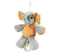 Steiff Trampili Elephant Music Box (Grey/Orange)