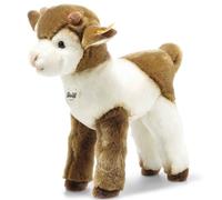 Steiff Zenzi goat, plush toy, 27 cm, farm plush goat, standing cuddly toy for children, cuddly toy for playing and cuddling, original soft toy with