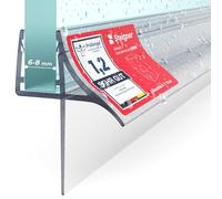 STEIGNER UK09 70cm Shower Seal for 5/6 / 7 / 8mm Glass Shower Doors and Panels Stops Leaks and Creates A Barrier