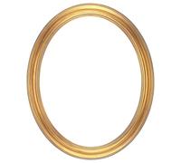 Stein Design Oval Frames - Hand-Finished Open-Back Oval Frames for Canvas, Paintings, Artists, Museum Display, Pictures, & More! - [Gold - 16"x20"]