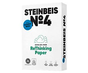 Steinbeis Evolution No.4 A4 Printer Paper 100% Recycled 80 gsm Smooth White 135 CIE 500 Sheets
