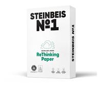 Steinbeis No.1 Printer Paper - A3 Recycled Paper 80gsm White & Chlorine Free 2500 (5 x 500) Sheets of High Quality Copier Paper ISO 70 / CIE 55