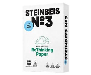 Steinbeis Pure No.3 A4 Printer Paper 100% Recycled 80 gsm Smooth White 110 CIE 500 Sheets