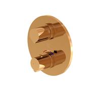 Steinberg Series 100 - Concealed Thermostat for 2 outlets rose gold