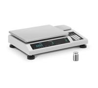 Steinberg Systems Counting Scale - 50 kg / 1 g - 34.5 x 26 cm - 3 LED - with reference scale 25 kg / 0.05 g - 11.4 x 11.4 cm SBS-ZW-50
