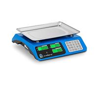 Steinberg Systems Digital Weighing Scale Electronic Scale Retail Scale 40kg/2g Dual LCD SBS-PW-402CDS (0.04-40kg, Battery Life 96hrs, Weighing Platform 34x24cm)