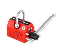 Steinberg Systems Lifting Magnet Magnetic Lifter SBS-ML 100 (100 kg Lifting Capacity, 300 kg Traction, Red)
