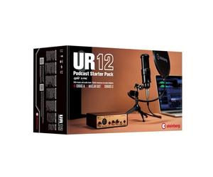 Steinberg UR12 Podcast Starter Pack - UR12 Interface with Microphone Bundle and