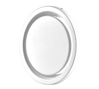 Steinberg14 Air Exhaust Valve - Extractor Fan Vent Cover - Round Adjustable Air Vent - Bathroom Diffuser - Wall Vent Cover - Ceiling Vent Grille (White, 200mm / 8")