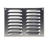 Steinberg14 Aluminium 260x190mm Metal Air Vent Cover with Insect Mesh - 10x7.5 inch Ventilation Grille - Rectangular Air Vents for Outdoor and Indoor - Air Vent Register for Walls and Ceilings