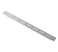 Steinberg14 Aluminum 300x40 mm Vent Grill/Cover - Silver 12x2 inch Air Grate Plinth - Kitchen Worktop Grille - Door Ventilation grille