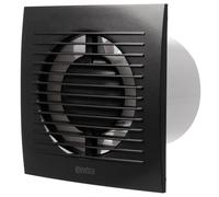 Steinberg14 Anthracite 100mm Bathroom Fan - Bathroom Extractor Fan - Wall Ventilation Fan - 4 inch Exhaust Fan for Ventilation in Bathroom, Kitchen and Toilet - Ventilator Against Moisture