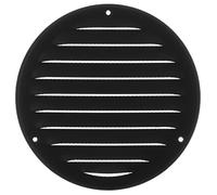 Steinberg14 Anthracite 125mm Metal Air Vent Cover with Insect Mesh - 5 inch Round Ventilation Grille
