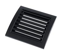 Steinberg14 Anthracite ABS Plastic Ventilation Grille - 150x150mm / 6x6'' Vent Cover