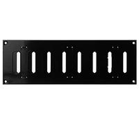 Steinberg14 Black 300x100mm / 12x4 inch Adjustable Sliding Hit and Miss Ventilation Grille - Metal Air Vent Cover