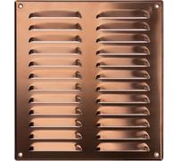 Steinberg14 Copper 260x280mm Metal Air Vent Cover with Insect Mesh - 10x11 inch Ventilation Grille - Rectangular Air Vents for Outdoor and Indoor - Air Vent Register for Walls and Ceilings
