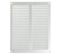 Steinberg14 Galvanised Steel 200x250mm Air Vent Cover with Insect Mesh - 8x10 inch Ventilation Grille - Air Vent Register for Walls and Ceilings - Ventilation Cover for Outdoor and Indoor