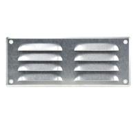 Steinberg14 Galvanised Steel 260x105mm Metal Air Vent Cover with Insect Mesh - 10x4 inch Ventilation Grille - Rectangular Air Vents for Outdoor and Indoor - Air Vent Register for Walls and Ceilings