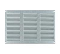 Steinberg14 Galvanised Steel 300x200mm Air Vent Cover with Insect Mesh - 12x8 inch Ventilation Grille - Air Vent Register for Walls and Ceilings - Ventilation Cover for Outdoor and Indoor