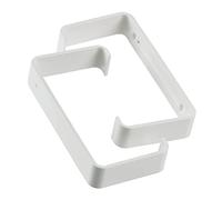 Steinberg14 Rectangular 55x110mm / 2x4'' Flat Channel Clips - Ducting Clamp Holder - Plastic Bracket/Pack of x2 Clips