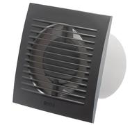 Steinberg14 Silver 100mm Bathroom Fan - Bathroom Extractor Fan - Wall Ventilation Fan - 4 inch Exhaust Fan for Ventilation in Bathroom, Kitchen and Toilet - Ventilator Against Moisture