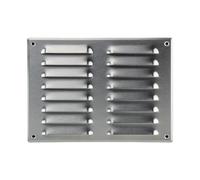 Steinberg14 Stainless steel 260x190mm Metal Air Vent Cover with Insect Mesh - 10x7.5 inch Ventilation Grille - Rectangular Air Vents for Outdoor and Indoor - Air Vent Register for Walls and Ceilings