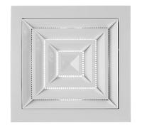Steinberg14 White Ø 100mm / 4inch Plastic Ventilation Grille - Ceiling Vent Cover