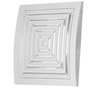 Steinberg14 White Ø 125mm / 5inch Plastic Ventilation Grille with Anti Insect Net - Ceiling Vent