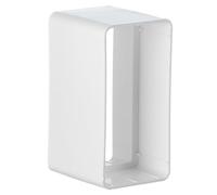 Steinberg14 White 110x55mm | 4x2 inch Flat Ducting Connector - Rectangular Straight Joint