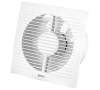Steinberg14 White 150mm Bathroom Fan with Timer and Humidity Sensor - Bathroom Extractor Fan with Humidistat - Wall Ventilation Fan - 6 inch Exhaust Fan for Ventilation in Bathroom