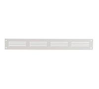 Steinberg14 White 400x50mm Metal Air Vent Cover with Insect Mesh - 16x2 inch Ventilation Grille - Air Vent Register for Walls and Ceilings - Ventilation Cover for Outdoor and Indoor