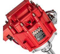 STEINBRÜCKE High Performance Red Cap HEI Distributor for Chevy gm SBC 283 305 307 327 350 400 BBC 454 396 427 Small/Big Block 65k coil 7500RPM