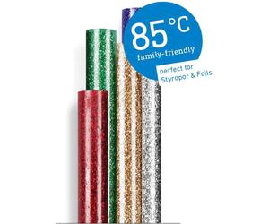 Steinel Assorted Glitter 85 Degree Low Temperature Glue Sticks