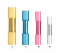 Steinel Crimp Connector Set D 0.1-6.0 mm Watertight Heat-Shrinkable Butt-Jointing 10 Pcs