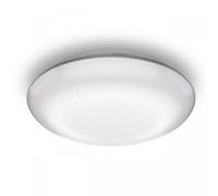 Steinel Outdoor Ceiling Light DL Vario Quattro Silver, 360° Motion Detector Adjustable in 4 Directions, Impact Resistant, Basic Light