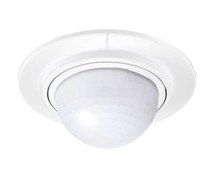 Steinel Flush-Mounted Motion Detector IS 360-1 White, Maximum 1000 W Switching Capacity, 360° Sensor, Maximum 4 m Range, LED Suitable