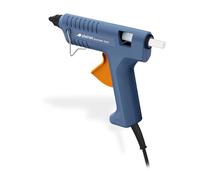 Steinel Gluematic 3002 - glue gun, PTC heating technology, delivery rate 16 g/min, incl. 3 ULTRA power glue sticks 11 mm, Blue
