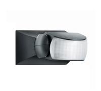 Steinel Infrared Motion Sensor IS 1 black, 120° Motion Detector, 10 m Range, IP54, max. 500 W or 4 LED Lights,IS1