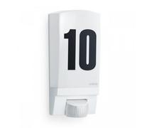 Steinel L 1 S White Outdoor Wall Light Pir Motion Sensor Impact Resistent House Numbers Included