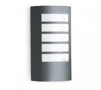 Steinel Outdoor Wall Light L 12 anthracite, outdoor lamp without motion sensor, robust aluminium trim, E27, max. 60 W, wall lamp