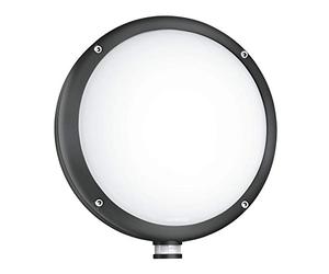 Steinel L 330 S LED Outdoor Wall Light, 8.4 W Security Light, 360° Motion Sensor, Manual Override, Impact Resistant