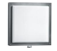 Steinel L 690 S Outdoor Light Anthracite, 8.5 W Wall Light, 360° Motion Sensor, Impact Resistant, Warm White, Includes House Numbers