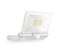 Steinel LED Outdoor Floodlight XLED ONE S White, 180° Motion Detector, 18.6 W, 2050 lm, Warm White, Aluminium