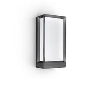 Steinel LED Outdoor Light L 42 C Connect, Smart Wall Light, dimmable, controllable via app, 12.6 W, 3000 K, Anthracite