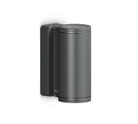 Steinel LED Outdoor Wall Light L 940, incl. GU10 LEDs, UP/Downlight Wall Light for Outdoor use, 3000 K Warm White, Aluminium, Anthracite