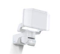Steinel LED Security Light XLED Protect S White, 180°/10 m Motion Detector, Panoramic Floodlight, LED panel fully swivelling, 14.3 W, IP54