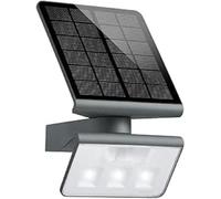 Steinel LED Solar Light XSolar L-S ONE Anthracite, Outdoor Wall Lamp, Motion Detector, Basic Light, Solar Garden Lamp, 3000 mAh, IP44