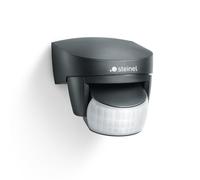 Steinel Motion Sensor IS 140-2 Black, 140° Infrared Movement Detector, 14m Range, Swiveling, Max. 1000 W or 6 LED Lights