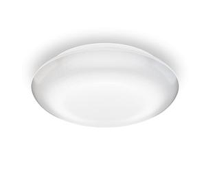 Steinel Outdoor Ceiling Light DL Vario Quattro Silver, 360° Motion Detector Adjustable in 4 Directions, Impact Resistant, Basic Light